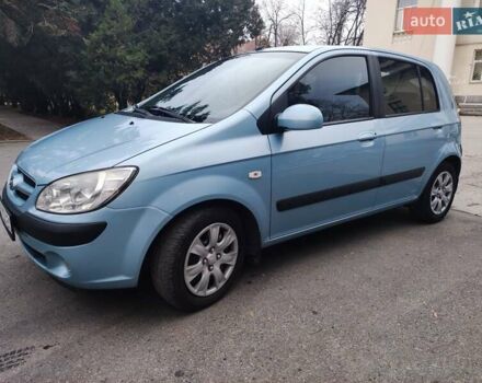 Синий Хендай Гетц, объемом двигателя 1.6 л и пробегом 96 тыс. км за 5950 $, фото 1 на Automoto.ua