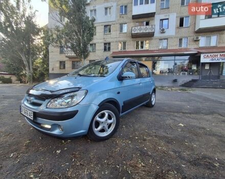 Синий Хендай Гетц, объемом двигателя 1.4 л и пробегом 227 тыс. км за 4000 $, фото 1 на Automoto.ua