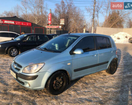 Синій Хендай Гетц, об'ємом двигуна 1.4 л та пробігом 250 тис. км за 3200 $, фото 1 на Automoto.ua