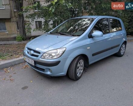 Синий Хендай Гетц, объемом двигателя 1.6 л и пробегом 96 тыс. км за 5800 $, фото 1 на Automoto.ua