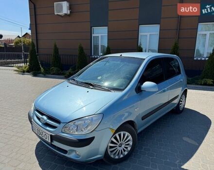 Синий Хендай Гетц, объемом двигателя 1.4 л и пробегом 238 тыс. км за 4300 $, фото 1 на Automoto.ua