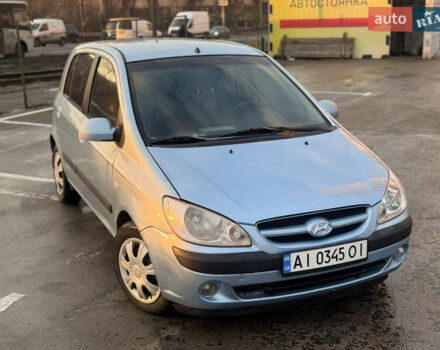 Синій Хендай Гетц, об'ємом двигуна 1.4 л та пробігом 200 тис. км за 4500 $, фото 1 на Automoto.ua