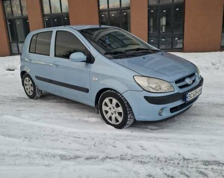 Синий Хендай Гетц, объемом двигателя 1.4 л и пробегом 210 тыс. км за 3500 $, фото 1 на Automoto.ua