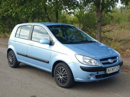 Синий Хендай Гетц, объемом двигателя 1.4 л и пробегом 178 тыс. км за 5099 $, фото 1 на Automoto.ua