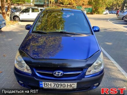 Синий Хендай Гетц, объемом двигателя 1.4 л и пробегом 132 тыс. км за 6000 $, фото 1 на Automoto.ua