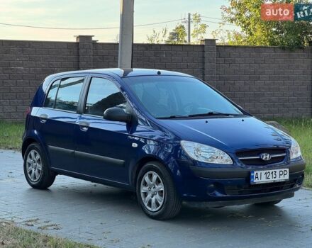 Синий Хендай Гетц, объемом двигателя 1.09 л и пробегом 209 тыс. км за 3700 $, фото 1 на Automoto.ua