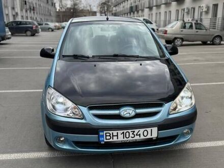 Синий Хендай Гетц, объемом двигателя 1.4 л и пробегом 240 тыс. км за 3250 $, фото 1 на Automoto.ua