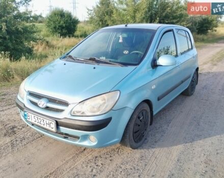 Синий Хендай Гетц, объемом двигателя 1.4 л и пробегом 275 тыс. км за 3800 $, фото 1 на Automoto.ua