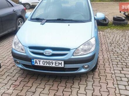 Синий Хендай Гетц, объемом двигателя 1.09 л и пробегом 100 тыс. км за 4200 $, фото 1 на Automoto.ua