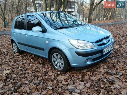 Синий Хендай Гетц, объемом двигателя 1.4 л и пробегом 236 тыс. км за 4600 $, фото 1 на Automoto.ua