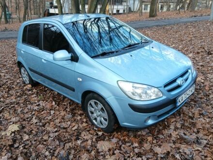 Синий Хендай Гетц, объемом двигателя 1.4 л и пробегом 236 тыс. км за 4600 $, фото 1 на Automoto.ua