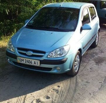 Синий Хендай Гетц, объемом двигателя 1.4 л и пробегом 109 тыс. км за 6100 $, фото 1 на Automoto.ua