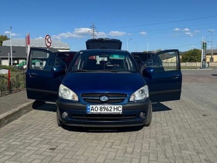 Синий Хендай Гетц, объемом двигателя 1.09 л и пробегом 206 тыс. км за 3500 $, фото 1 на Automoto.ua