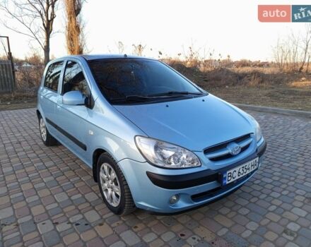 Синий Хендай Гетц, объемом двигателя 1.4 л и пробегом 212 тыс. км за 4200 $, фото 1 на Automoto.ua