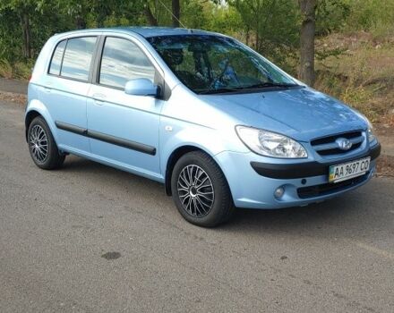 Синий Хендай Гетц, объемом двигателя 1.3 л и пробегом 177 тыс. км за 4800 $, фото 1 на Automoto.ua