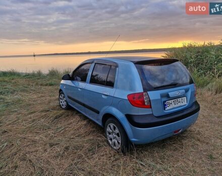 Синий Хендай Гетц, объемом двигателя 1.4 л и пробегом 248 тыс. км за 4500 $, фото 1 на Automoto.ua