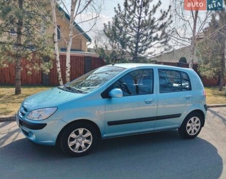 Синий Хендай Гетц, объемом двигателя 1.4 л и пробегом 225 тыс. км за 5800 $, фото 1 на Automoto.ua