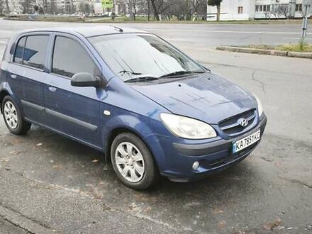 Синий Хендай Гетц, объемом двигателя 1.4 л и пробегом 211 тыс. км за 3850 $, фото 1 на Automoto.ua