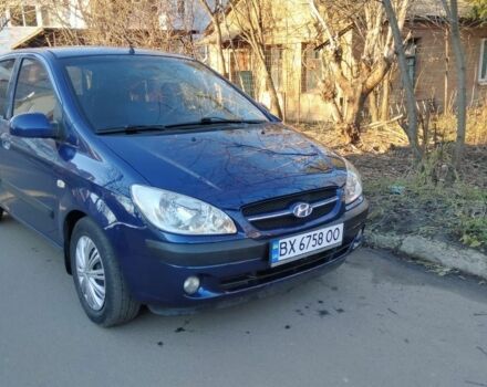 Синий Хендай Гетц, объемом двигателя 1.4 л и пробегом 156 тыс. км за 5399 $, фото 1 на Automoto.ua