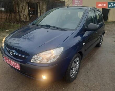 Синій Хендай Гетц, об'ємом двигуна 1.1 л та пробігом 170 тис. км за 4450 $, фото 1 на Automoto.ua
