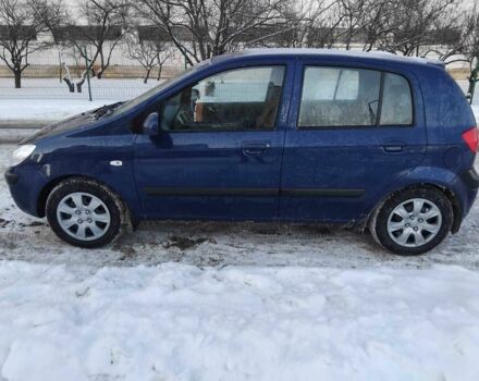 Синий Хендай Гетц, объемом двигателя 1.4 л и пробегом 43 тыс. км за 6000 $, фото 1 на Automoto.ua