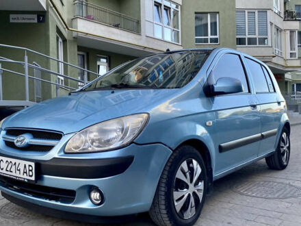 Синий Хендай Гетц, объемом двигателя 1.4 л и пробегом 290 тыс. км за 3900 $, фото 1 на Automoto.ua