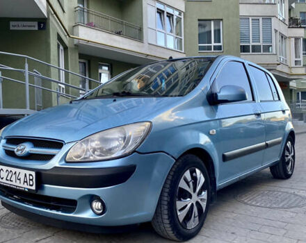 Синий Хендай Гетц, объемом двигателя 1.4 л и пробегом 290 тыс. км за 3900 $, фото 1 на Automoto.ua