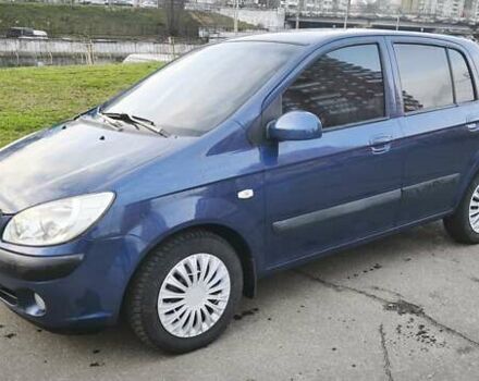 Синий Хендай Гетц, объемом двигателя 1.6 л и пробегом 210 тыс. км за 4299 $, фото 1 на Automoto.ua