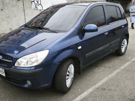 Синий Хендай Гетц, объемом двигателя 1.6 л и пробегом 208 тыс. км за 4350 $, фото 1 на Automoto.ua