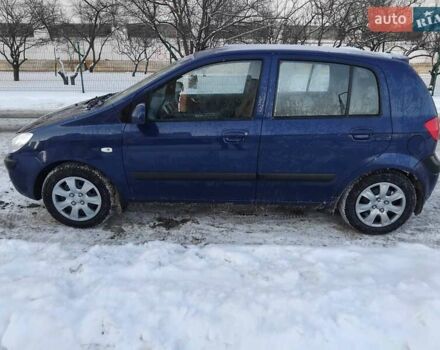 Синий Хендай Гетц, объемом двигателя 1.4 л и пробегом 43 тыс. км за 6250 $, фото 1 на Automoto.ua