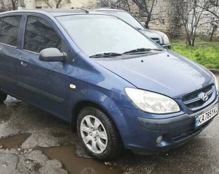 Синий Хендай Гетц, объемом двигателя 1.4 л и пробегом 212 тыс. км за 3799 $, фото 1 на Automoto.ua