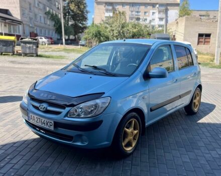 Синий Хендай Гетц, объемом двигателя 1.4 л и пробегом 230 тыс. км за 3695 $, фото 1 на Automoto.ua