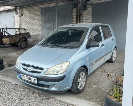 Синий Хендай Гетц, объемом двигателя 1.4 л и пробегом 320 тыс. км за 4000 $, фото 1 на Automoto.ua