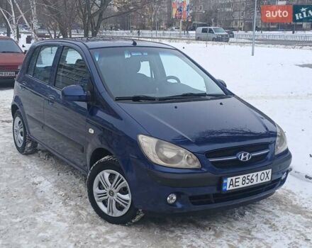Синий Хендай Гетц, объемом двигателя 1.4 л и пробегом 210 тыс. км за 5499 $, фото 1 на Automoto.ua