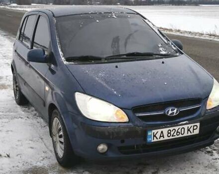 Синий Хендай Гетц, объемом двигателя 1.6 л и пробегом 211 тыс. км за 3900 $, фото 1 на Automoto.ua