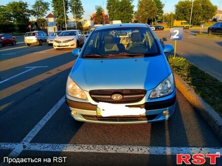 Синий Хендай Гетц, объемом двигателя 1.4 л и пробегом 263 тыс. км за 4000 $, фото 1 на Automoto.ua