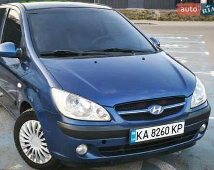 Синий Хендай Гетц, объемом двигателя 1.6 л и пробегом 211 тыс. км за 3800 $, фото 1 на Automoto.ua