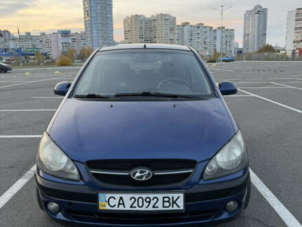 Синий Хендай Гетц, объемом двигателя 1.6 л и пробегом 270 тыс. км за 3700 $, фото 1 на Automoto.ua
