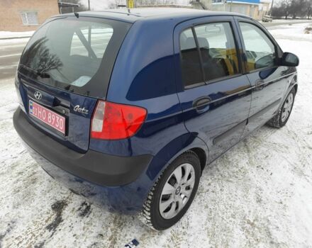 Синий Хендай Гетц, объемом двигателя 1 л и пробегом 176 тыс. км за 4200 $, фото 1 на Automoto.ua