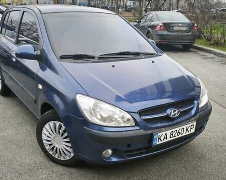 Синий Хендай Гетц, объемом двигателя 1.6 л и пробегом 210 тыс. км за 3999 $, фото 1 на Automoto.ua