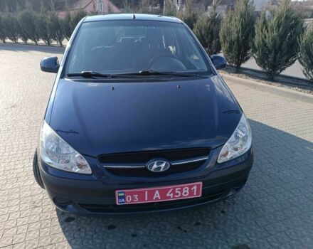 Синий Хендай Гетц, объемом двигателя 1.4 л и пробегом 230 тыс. км за 5500 $, фото 1 на Automoto.ua