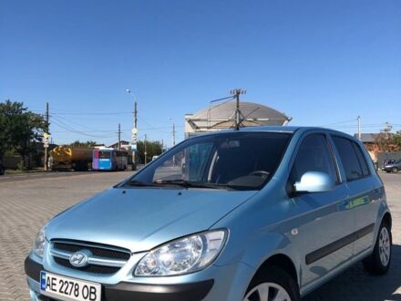 Синий Хендай Гетц, объемом двигателя 1.1 л и пробегом 180 тыс. км за 4600 $, фото 1 на Automoto.ua