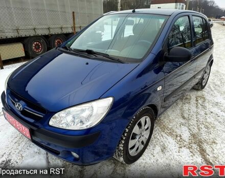 Синий Хендай Гетц, объемом двигателя 1.1 л и пробегом 0 тыс. км за 4450 $, фото 1 на Automoto.ua