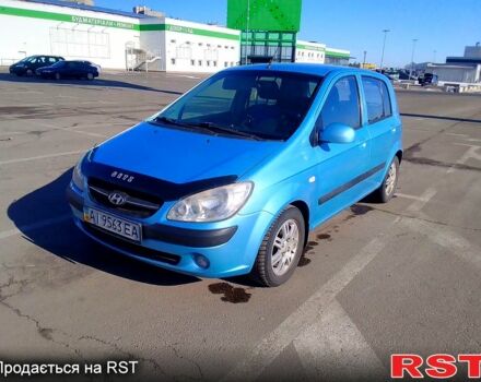 Синий Хендай Гетц, объемом двигателя 1.6 л и пробегом 267 тыс. км за 5700 $, фото 1 на Automoto.ua