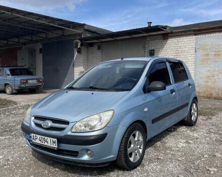 Синий Хендай Гетц, объемом двигателя 1.4 л и пробегом 316 тыс. км за 3600 $, фото 1 на Automoto.ua
