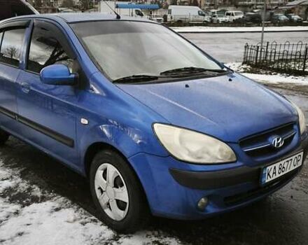 Синий Хендай Гетц, объемом двигателя 1.4 л и пробегом 214 тыс. км за 3450 $, фото 1 на Automoto.ua