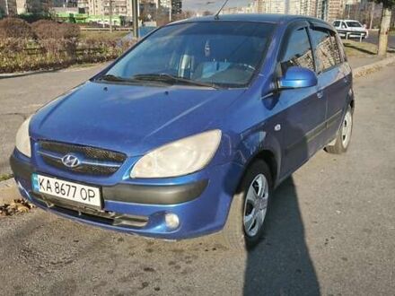 Синий Хендай Гетц, объемом двигателя 1.4 л и пробегом 215 тыс. км за 3299 $, фото 1 на Automoto.ua