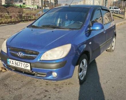 Синий Хендай Гетц, объемом двигателя 1.4 л и пробегом 215 тыс. км за 3299 $, фото 1 на Automoto.ua