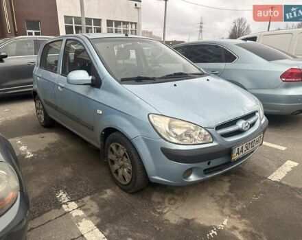 Синий Хендай Гетц, объемом двигателя 1.6 л и пробегом 210 тыс. км за 2850 $, фото 1 на Automoto.ua
