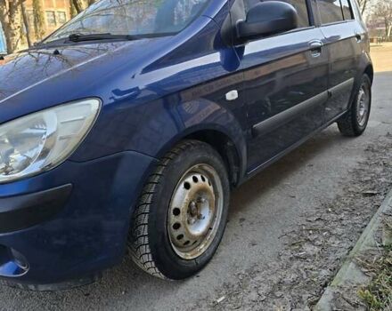Синий Хендай Гетц, объемом двигателя 1.1 л и пробегом 144 тыс. км за 3881 $, фото 1 на Automoto.ua